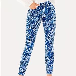NWT Lilly Pulitzer South Ocean Skinny Crop Pants 0